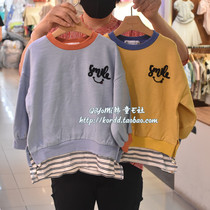 Chiumii Discount South Korea Imported Child Clothing Autumn Boy Girl Child Foreign Air Smiley Face Casual Trekemon C1