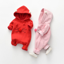 In the fall and winter of 2019 a double-layer kitten must embroider a cartoon-shaped baby suit