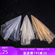 New shake sound sparkle with the same bright flash veil headdress super fairy wedding dress bride wedding veil