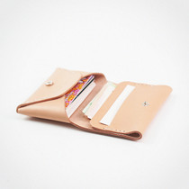 MISKSOLA MANUAL FOLIO CARD BAG BUSINESS CARD BAG Banknote Drivers License Wallet Clip Genuine Leather Title Holder