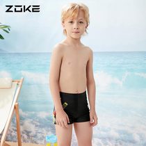 zoke Zhouke new childrens flat corner swimming trunks for boys