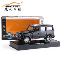 Jianyuan cross-country AMG65 alloy car model simulation swing piece sound and light four door return toy