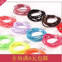 Korea JD rubber band Baby virgin bamboo elastic hair circle Hair rope headdress Hair accessories do not hurt hair headdress