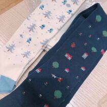 20 spring new girl girl baby Christmas cute style combed cotton pantyhose socks thickened pantyhose