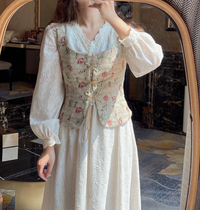 MOBAI Homemade Rose Rider Method Vintage Retro Cashiers Waistcoat Waistcoat Waistcoat Waistcoat Waistcoat Waistcoat