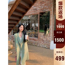 XUELI Sydney women Australia 100 wool suit womens short hair double-sided tweed coat weight 1250g