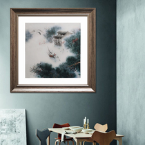 Ingenuity Su embroiderymove the boat to the smoke Nagisa Home decoration hanging painting embroidery silk