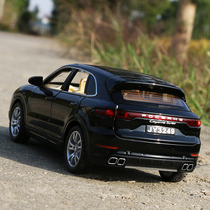 Cayenne SUV alloy car model 1:32 boys sound and light back door toy car The off-road car simulation car model