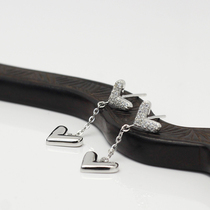 Silver earbuts for womens 925 silver fashion personality Short-ear hanging pair