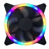 Desktop host computer case fan 12cm silent cooling color light fan