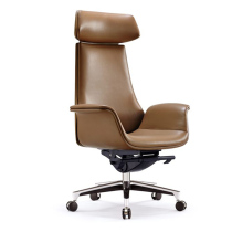 Boss chair leather big chair leather Simple modern president manager office chair can lie on home lift computer chair