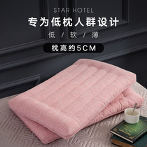 Ramada low thin pillow core household cervical spine pillow Low pillow core low pillow adult children help sleep a pair of shots 2