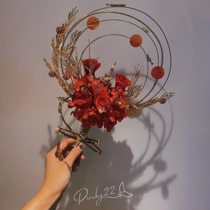 Love in Paris Tower Craft Flower Bride Customized Handheld Wedding Supplies pinky22 Manufacturing