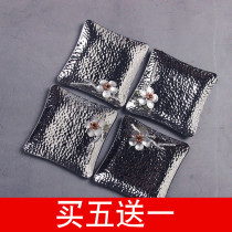 Pint drinking cup cushion creative cup Totin-made plum tea cup tray anti-burn tea cushion util tea accessories Tea passage cup saucer