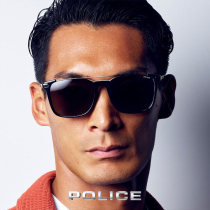 POLICE Makino Zhizhang sunglasses with the same style fashion full frame plate metal polarized sunglasses SPLA37J