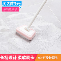 Japan imported bathtub brush sponge cleaning brush Bathroom wall tile Toilet floor tile cleaning bathroom long handle brush