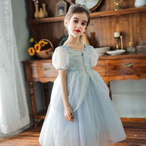 Princess Aeshas dress for womens ice and snow and summer girls dress with dress and fluffy dress Aisha childrens gown.