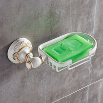 European space aluminum soap rack white rub gold bathroom hardware pendant soap box soap rack punch send glue