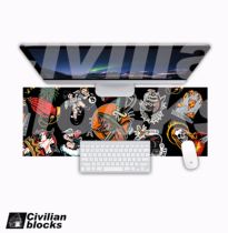 European and American old school new school hardcore hip-hop rap printed keyboard mouse pad