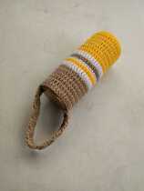 Healing Rainbow Cup set thermos cup universal protective cover heat insulation anti-drop water cup set portable glass cup bag