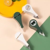 Bottle Opener Fridge Applique Home Creative Multifunction Sharpening Two-in-one Beer Labor-saving Open Lid