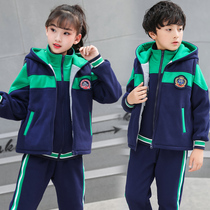 15-year-old primary and secondary school uniforms spring and autumn childrens sportswear suits for autumn junior high school students