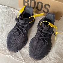 Coconut Shoes 350 Mens Shoes Flagship Store Officer Net Black Raw Rubber Summer Breathable New Casual Sports Shoes Man