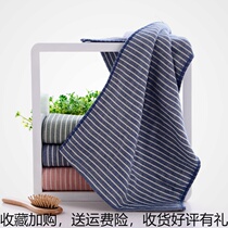 3 strips of pure cotton yarn cloth towels as people are comfortable and thick and soft and water-absorbent home wash with no hair-face towels