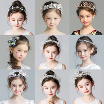 Lilan flower girl headgear childrens performance clothing accessories evening dress Garland girl headband crown hair