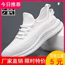 2020 autumn new men's shoes breathable deodorant leisure sports running tide shoes Joker trend shoes men's cloth shoes