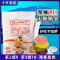 Australia imported Double D Australian sugar-free mixed fruit flavor hard candy mints Low sugar childrens snacks