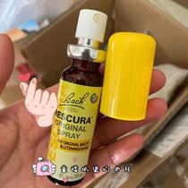 Spot free of alcohol German Beltrflower Bach UK Bach Rescue spray First aid relieves tension stress