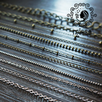 diy handmade jewelry accessories vintage bronze chain chain loose chain copper iron necklace bracelet