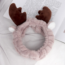 Face washing makeup hair band cartoon cute mask cover hair headgear non-slip pressure hair net red hair hoop headband