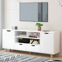 County IKEA furniture TV cabinet Coffee table combination Modern simple Nordic living room small apartment bedroom Master bedroom high simple