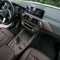 Suitable for new BMW X3X4 wood grain interior modified central control decorative patch 25i28i30i special accessories