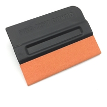 Color change film scraper imitation deerskin scraper with cloth tape magnet scraper invisible car coat film tool wool scraper