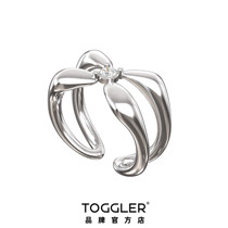 TOGGLER Intimacy Original design Premium sense Hold on to your diamond ring Intimate intersection couple ring