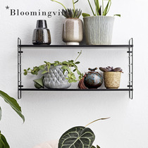  Denmark Bloomingville storage storage partition rack Storage furnishings bracket Wall wall hanging White Nordic