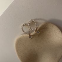 Spot on the spot = Joo Korean temperament delicately inlaid with shiny 925 silver needle ear nail