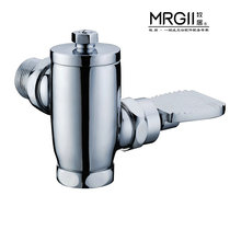 Stool Flushing Valve pedal type all copper delay self closing flush valve 90 degree water inlet single wall squat accessories