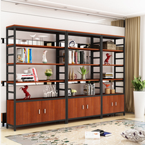  Supermarket container shelf showcase Product display cabinet combination display rack Wooden shelf partition cabinet showcase customization
