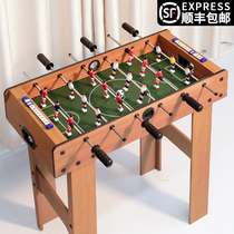Childrens table football toy table table game 6 double parent-child interaction 8 boys play against Taiwan boys table tennis toys