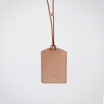 MISKSOLA handmade cow leather documents door Forbidden Card Cover Students Seniors IC Transport Bus Card Clip Leather Rope Anti-Lose