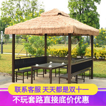 Outdoor Pavilion wrought iron leisure pavilion farmhouse site rest tea pavilion courtyard garden terrace sunshade canopy