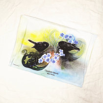 Australia single new ash Robin cotton tea towel cover napkin decoration hanging picture nostalgia retro