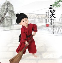 Childrens Photographic Clothing Studios 1-2-3-year-old subject Photography Comic Costumes Ancient Clothes Three Laughs Talents