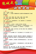 663 film poster printing display board spray painting photo 706 martial arts training process