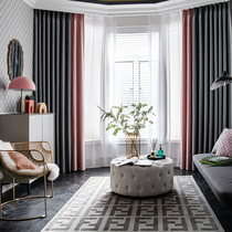 2021 New thick curtain full blackout bedroom Nordic modern simple living room light luxury atmospheric soundproof sunshade cloth