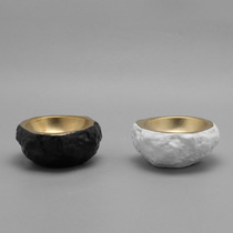 Modern Nordic Light Extravaganza Creative Small Fruit Pan Swing Piece New Chinese Fruit Basket Boilerplate Room Living-room Decorative Ware Soft Dress